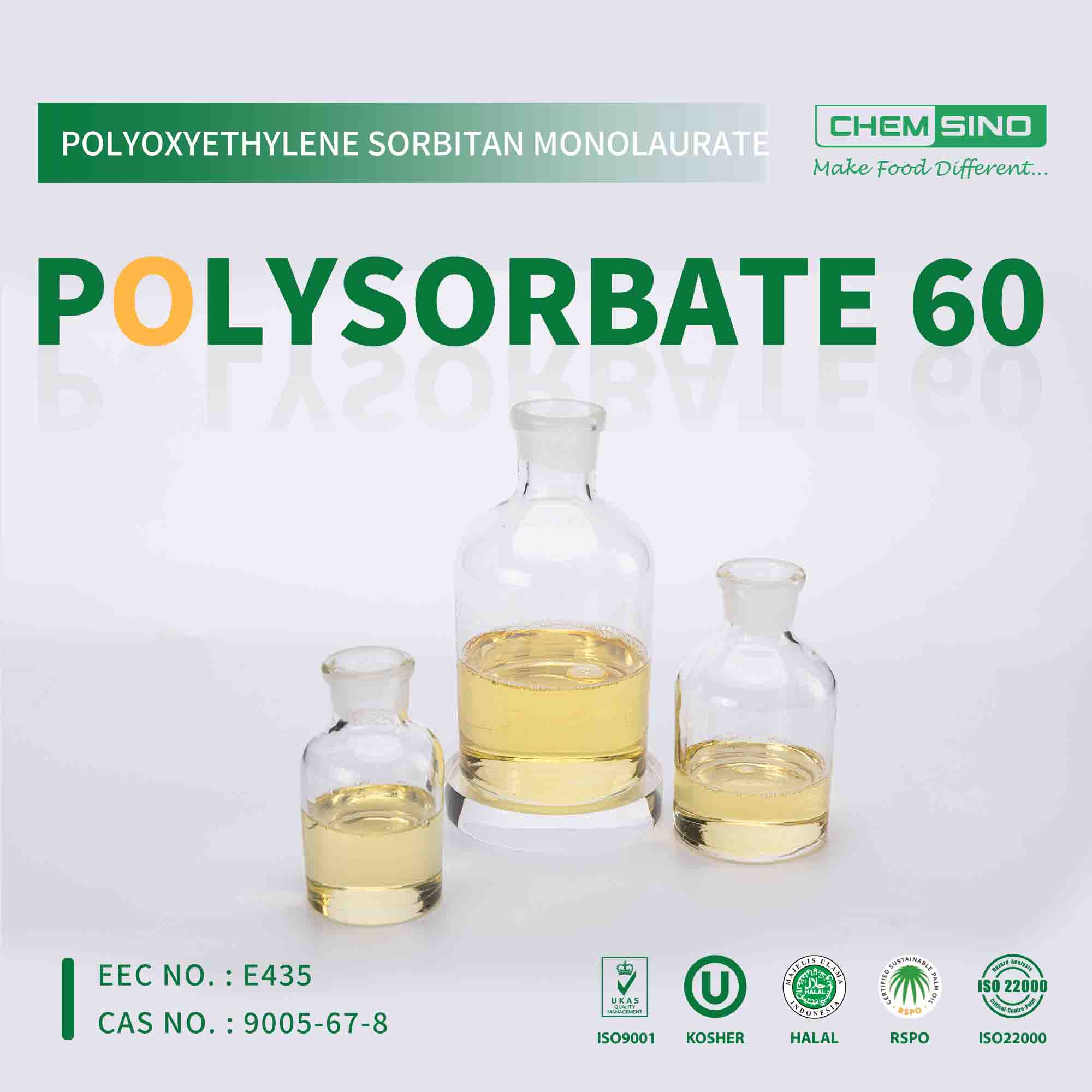Polysorbate 60 Emulsifier Uses in Food and Skin Care