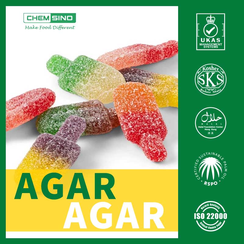 Versatile Agar Agar E406 Hydrocolloid for Commercial Use