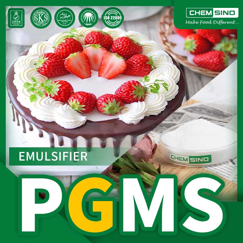 Food Grade PGMS 80% Emulsifier for Stable Fat Systems