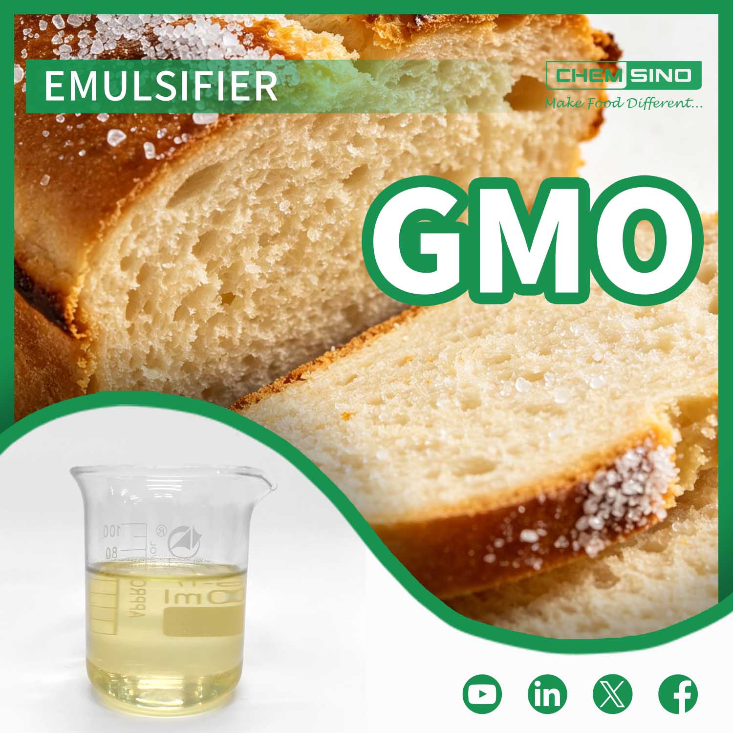 Glyceryl Monooleate GMO Food Emulsifier Supplier